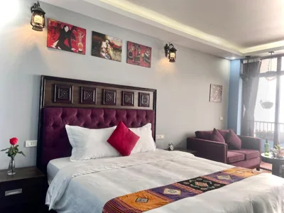 Deluxe Double or Twin Room with Mountain View — Sapa Hills Hotel